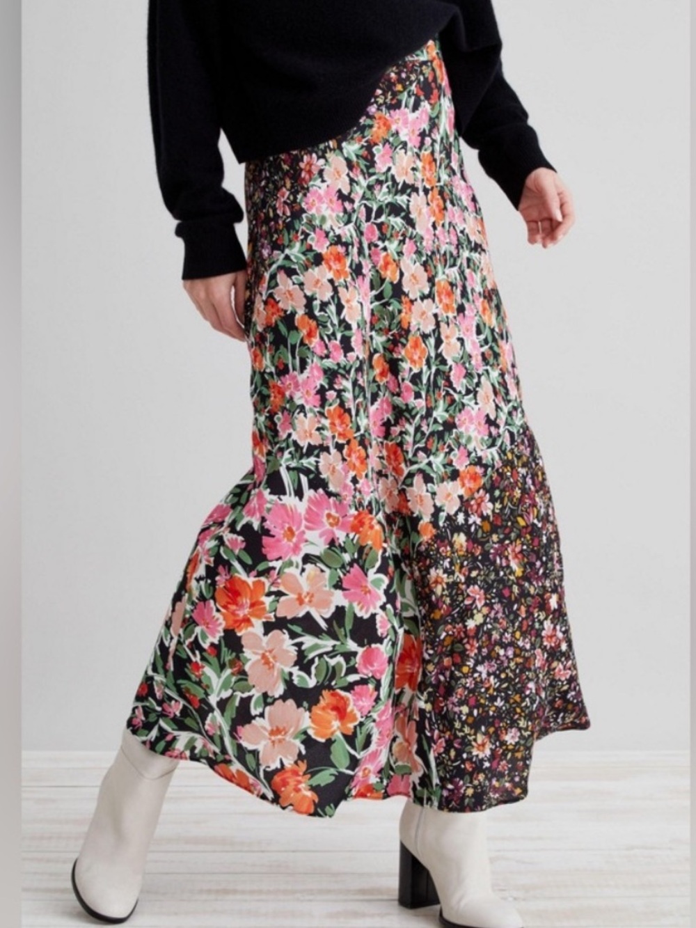 ANTRHOPOLOGIE x Kachel Georgia Floral Midi Skirt